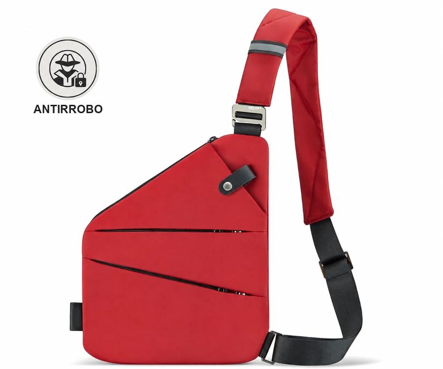 Bolso antirrobo Nelvay color rojo