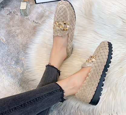 Lilly | Women's Winter Plush Loafers – Cozy, Warm & Effortlessly Chic