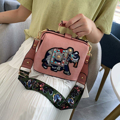 Seraphina | Women's Crossbody Bag - Unique Vintage Style with Embroidered Details