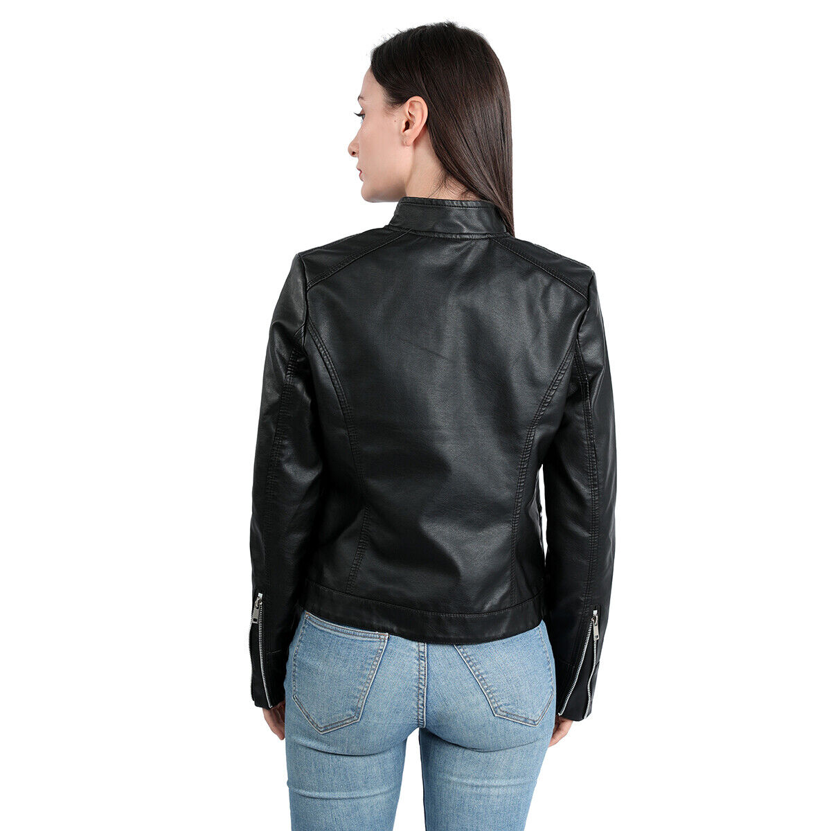 Everly | Women's Fitted Leather Jacket – Sleek & Chic Wardrobe Essential