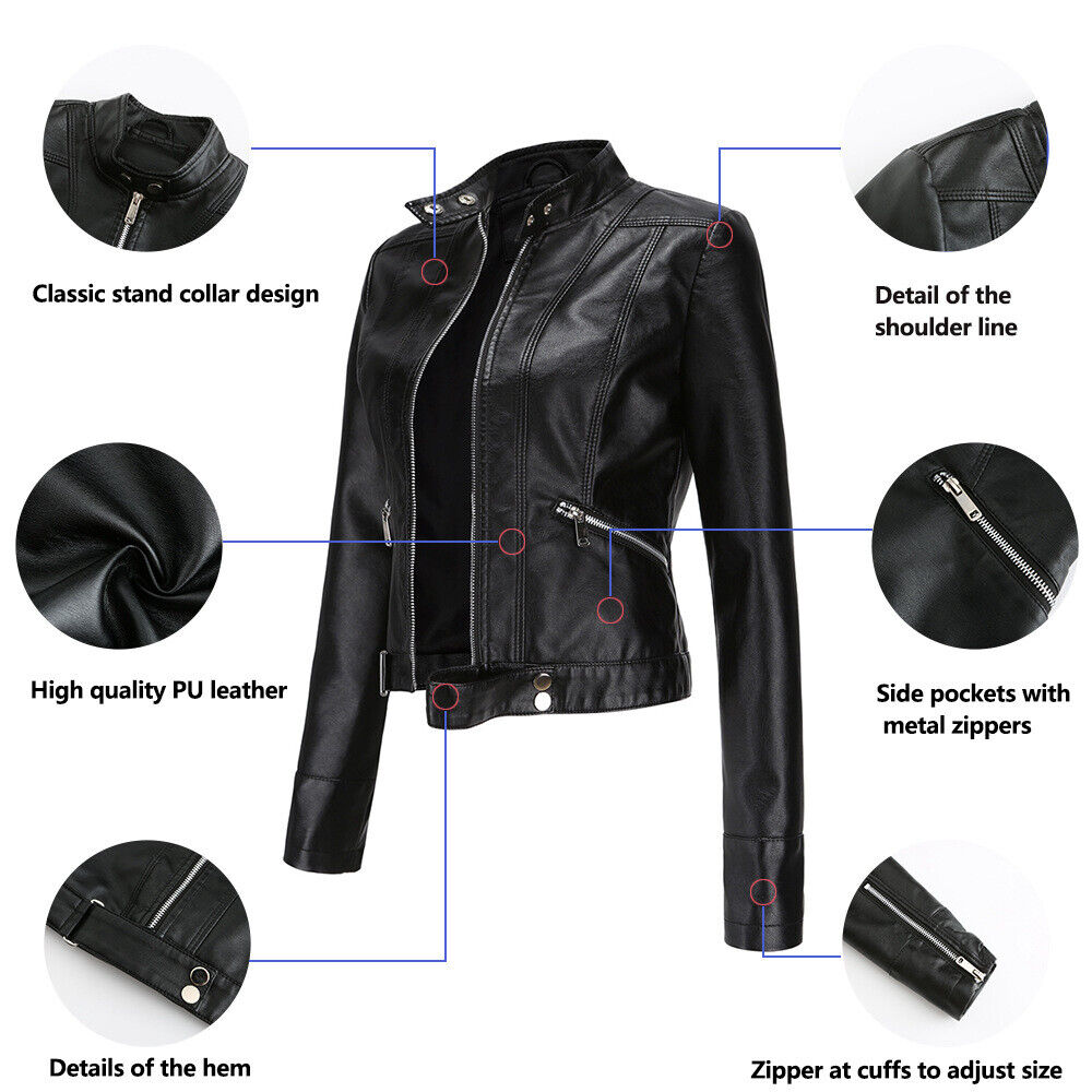 Everly | Women's Fitted Leather Jacket – Sleek & Chic Wardrobe Essential