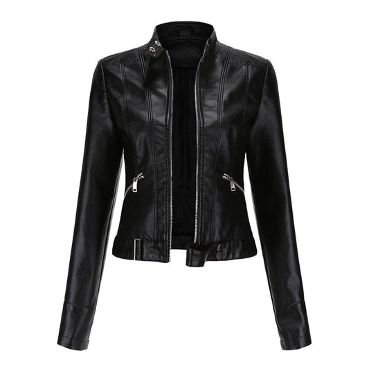 Everly | Women's Fitted Leather Jacket – Sleek & Chic Wardrobe Essential