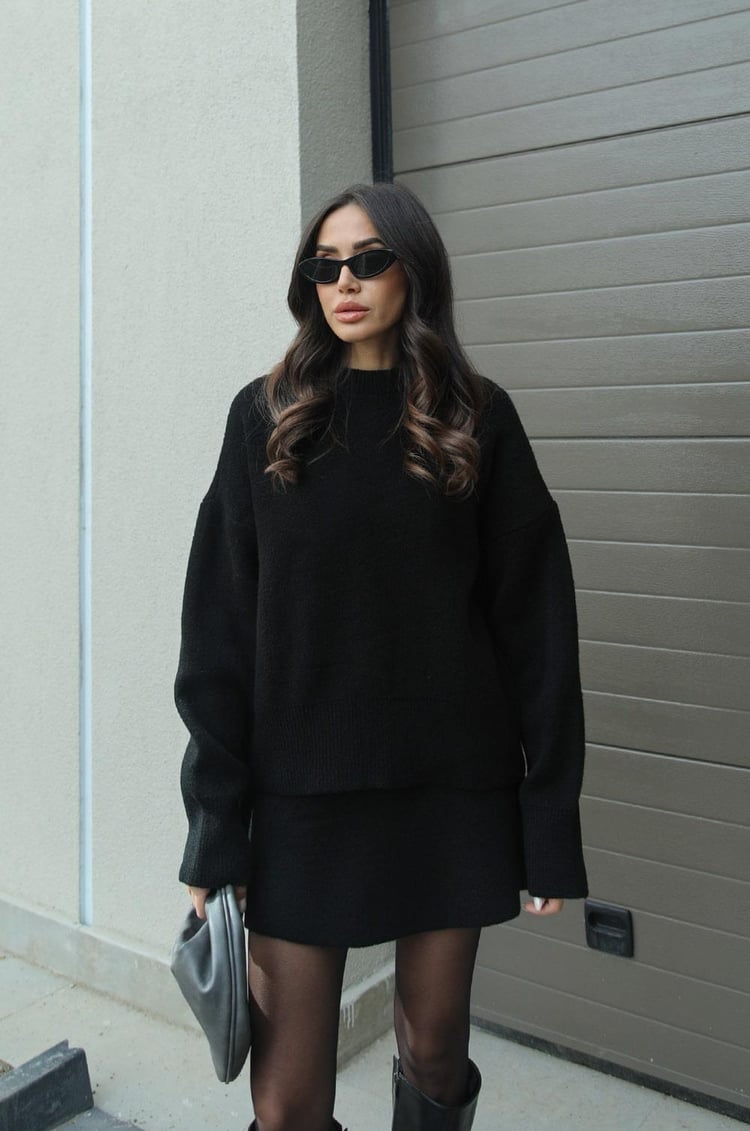 Olivia | Women's Knit Set - Cozy Sweater & Skirt Combo for Effortless Style