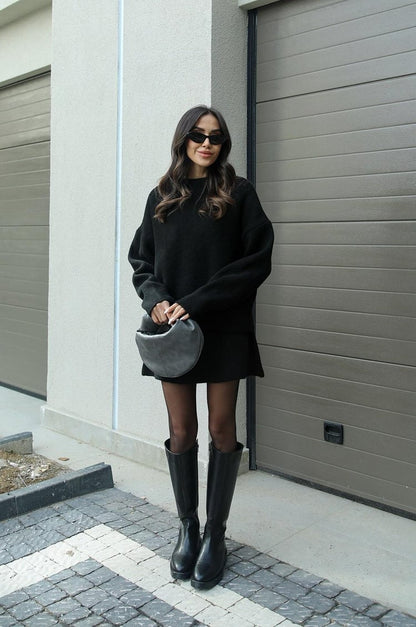 Olivia | Women's Knit Set - Cozy Sweater & Skirt Combo for Effortless Style