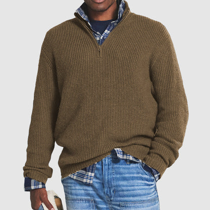 Vance | Half-Zip Knitted Sweater for Men