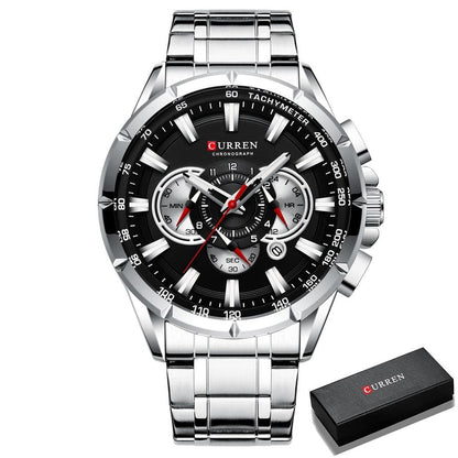 Harry | Men's Quartz Watch – Water-Resistant with Stainless Steel Band & Sleek Design